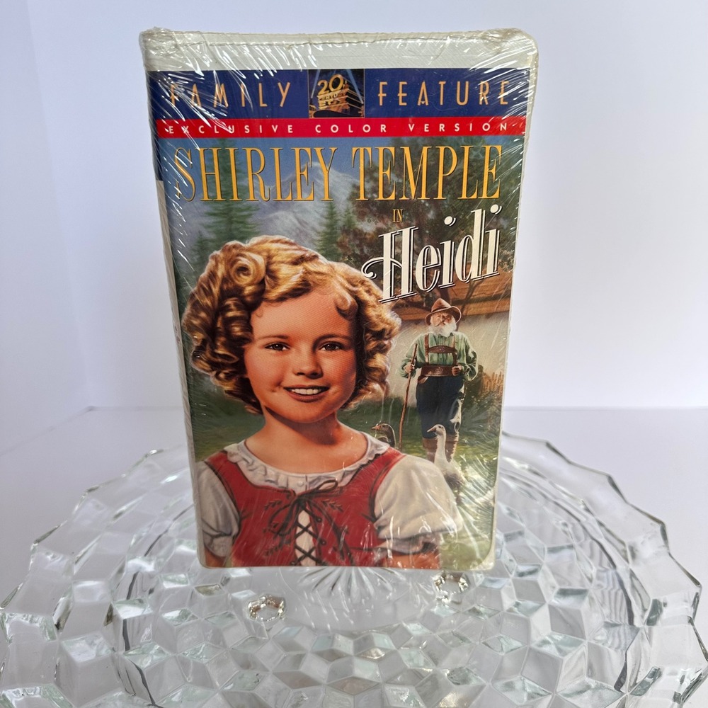 Heidi VHS Shirley Temple Family Feature 20th Century Fox Video‎ Tape